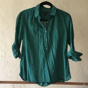 J.Crew Gingham Popover